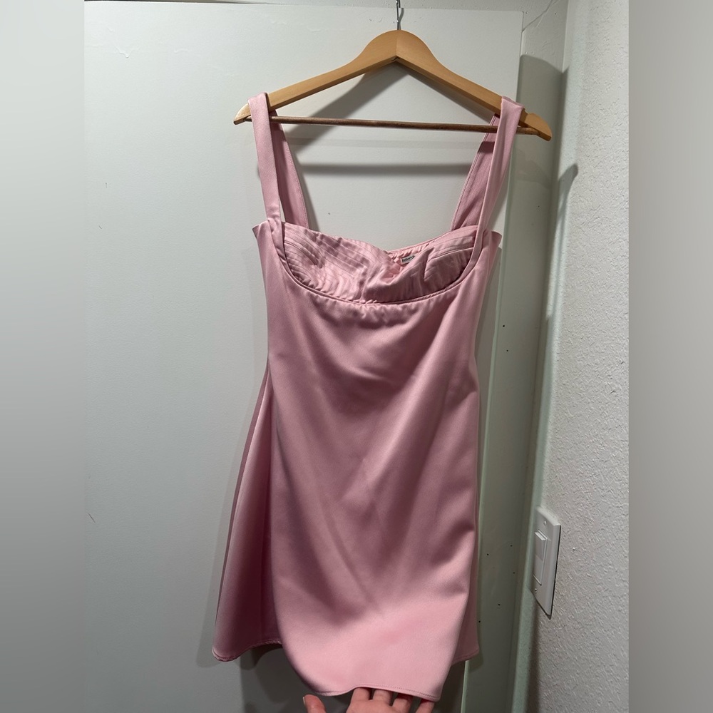 House of CB KARA Pink Quartz mini dress